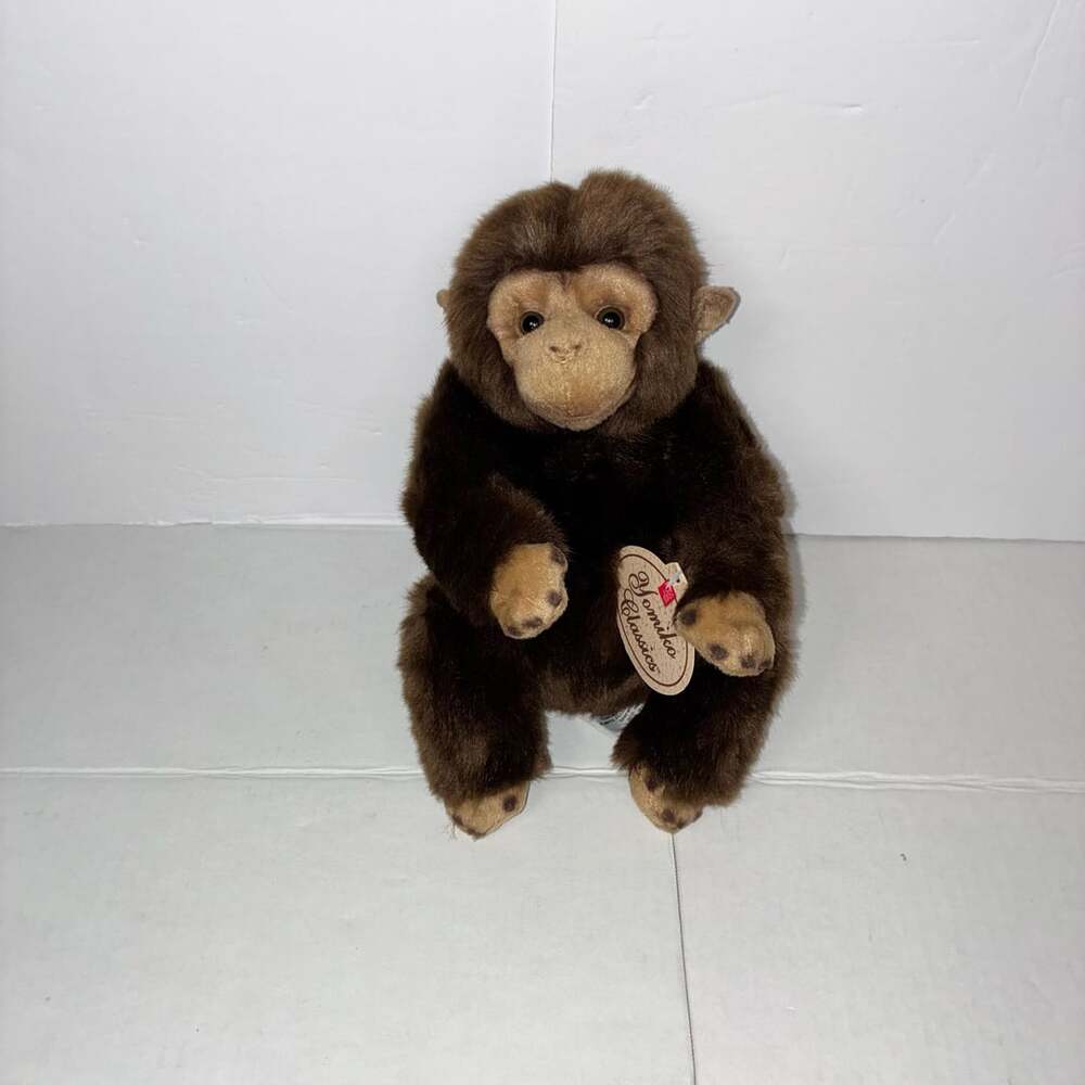 Russ Berrie Yomiko Classics Brown Monkey Chimp Plush Stuffed Animal Toy